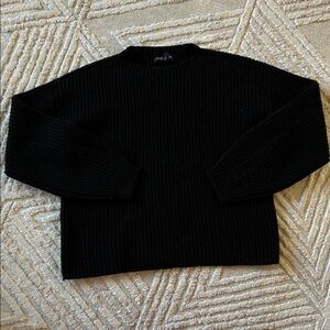 Eileen fisher cashmere Black Ribbed Sweater